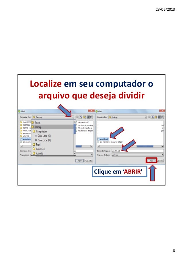 Dividir Arquivo Pdf